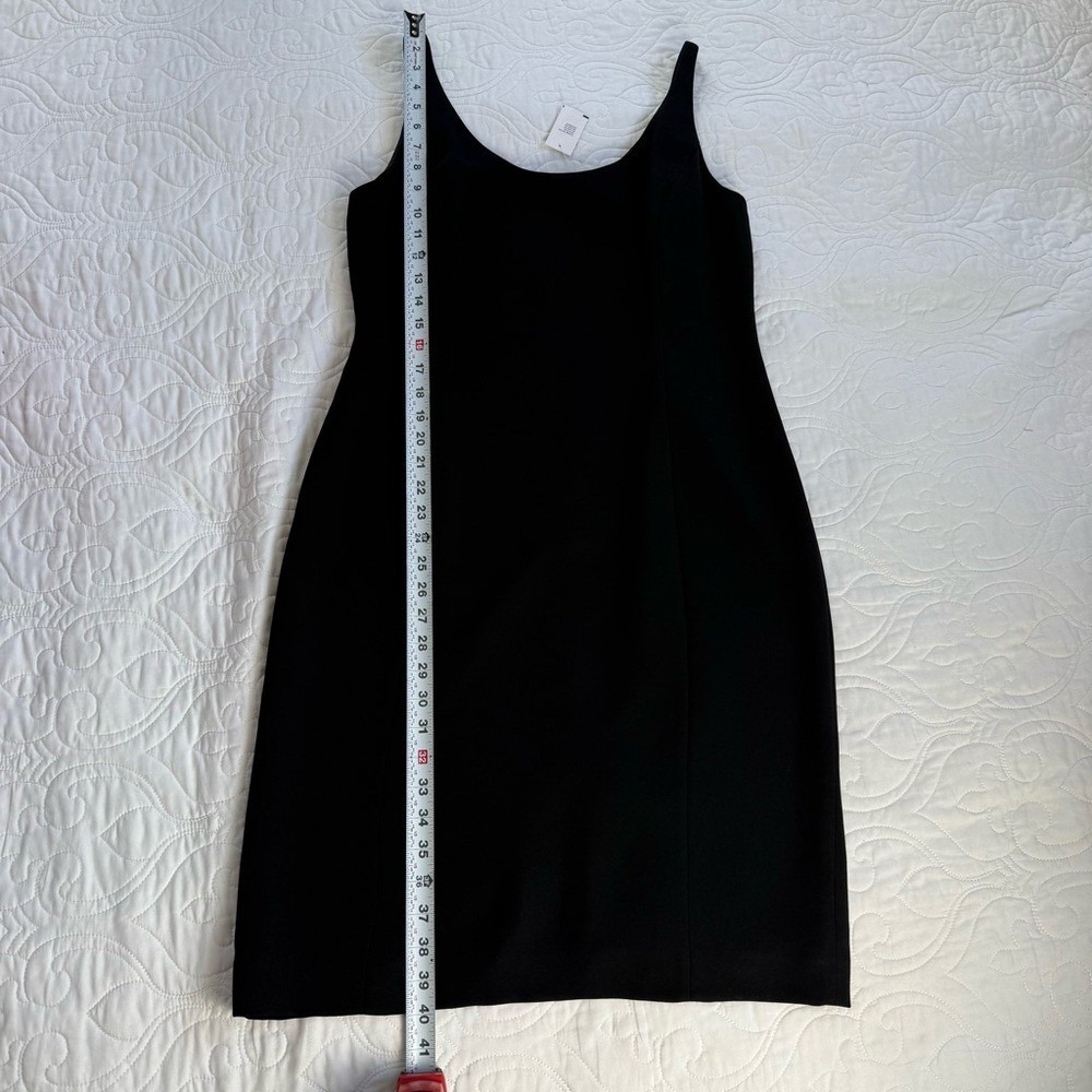 Ann Taylor LOFT Classic LBD Black Sleeveless Mini Sheath Dress Women's 12 NWT - Picture 12 of 14